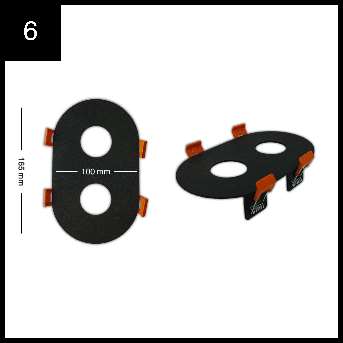 دارک لایت چهار شعله کد 6