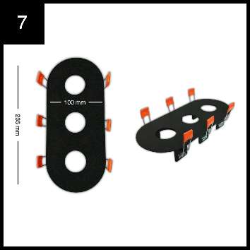 دارک لایت چهار شعله کد 7